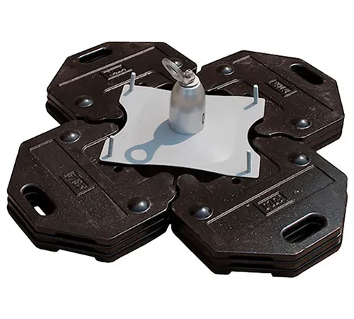 3M DBI-SALA® Roof Top Freestanding Counterweight Anchor with 16 Plates, 45 lb. Each