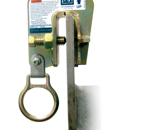 3M DBI-SALA® 2104550 Steel Plate Anchor, D-Ring, Fixed, 310 Cap Lbs