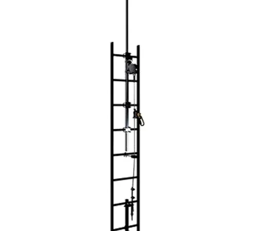 3M DBI-SALA® Lad-Saf Vert Safety Telescoping Single Pt Anchor Ext, Galv, 4-User, 6116618