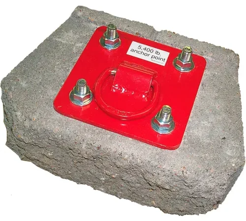 3M Protecta® Concrete Fixed Anchor Plate, 310 Lb. Capacity