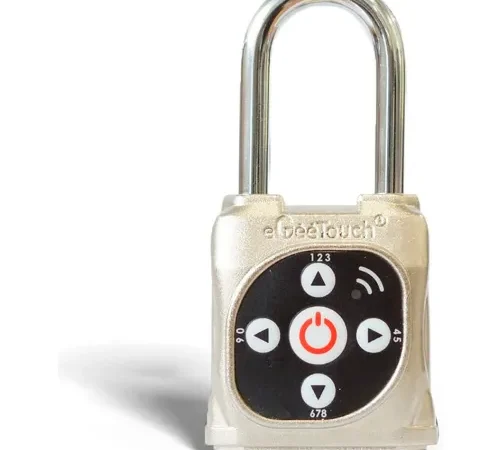 eGeeTouch® Smart Mini Padlock, Silver
