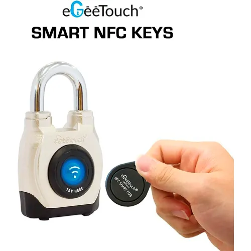 eGeeTouch® Smart NFC Key Fobs, Black, Pack of 20 - Image 3