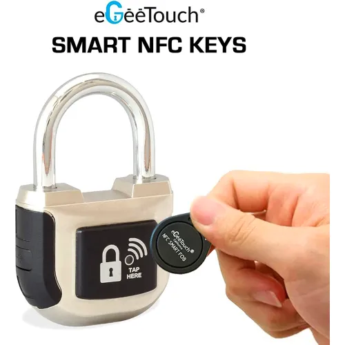 eGeeTouch® Smart NFC Key Fobs, Black, Pack of 20 - Image 5