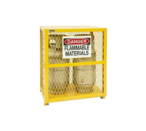 Vertical Gas Cylinder Storage Cabinet EGCVC2-50 -Holds 2 20 Lb or 33. 5Lb LPG Cylinders Manual Close