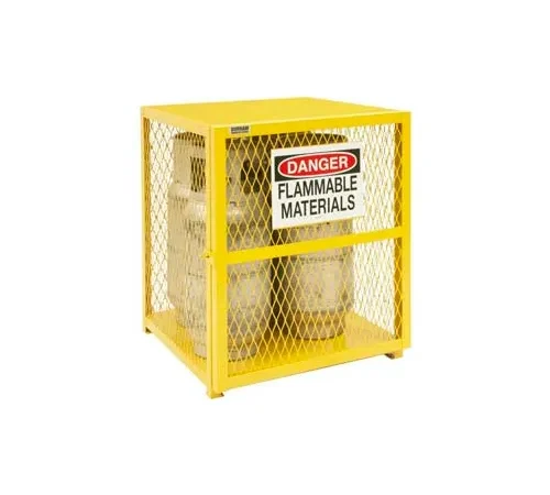 Vertical Gas Cylinder Storage Cabinet EGCVC4-50 -Holds 4 20 Lb or 33.5 Lb LPG Cylinders Manual Close