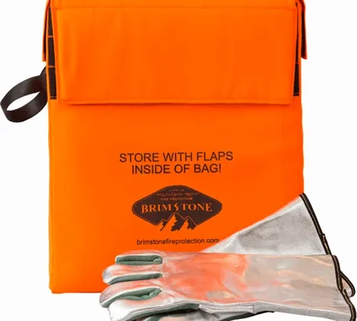 Brimstone Preventer HD Large Heavy Duty Battery Fire Containment Bag Kit for Laptop