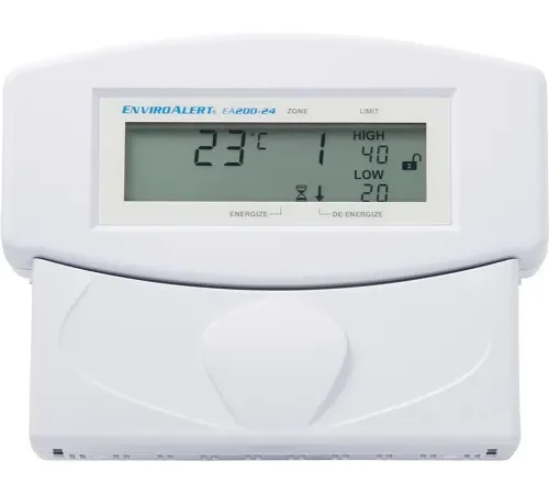 EnviroAlert® EA200-24 Two Zone Digital Environmental Monitor Alarm, 24 Volt DC