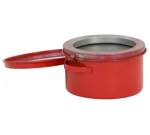 Eagle Bench Can - Metal - Red - 1 qt.