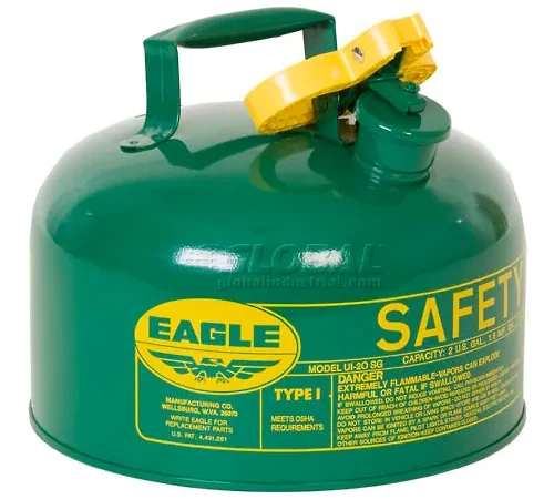 Eagle Type I Safety Can - 2 Gallons - Green
