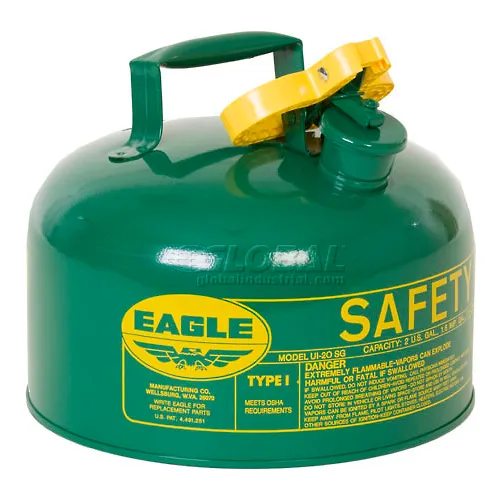 Eagle Type I Safety Can - 2 Gallons - Green