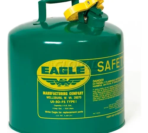 Eagle Type I Safety Can - 5 Gallons - Green