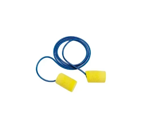 3M E-A-R Classic Metal Detectable Earplugs, Corded, 311-4101, 200 Pairs
