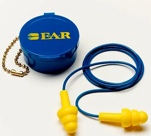 3M E-A-R? Ultrafit Earplugs, Corded, Carrying Case, 340-4002, 50 Pairs
