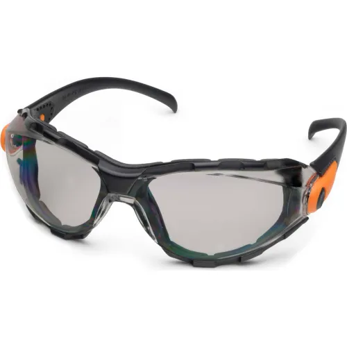 Elvex® Go-Specs" Foam Lined Safety Glasses, Gray Lens, Black Frame