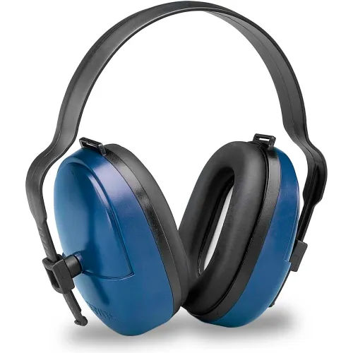 Elvex® ValueMuff™ Earmuff, Dielectric, Over-The-Head, NRR 25 dB, Blue/Black
