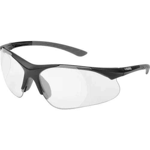 Elvex® RX-500" Safety Glasses, Clear .5 Magnifier Lens, Black Frame, Pack of 12 - Pkg Qty 12