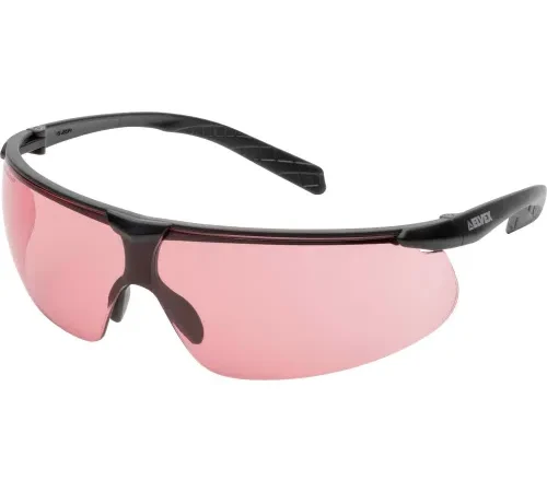 Elvex® Helium 20 Lightweight Safety Glasses, Anti-Fog, Copper Blue Lens, Black Frame, Pk of 12 - Pkg Qty 12