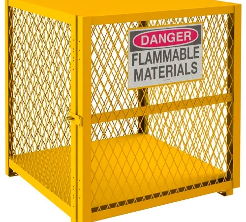 Durham Vertical Cylinder Storage Cabinet EGCVC4-SC-50 Self Close, Holds 4 50 Lb. Cylinders