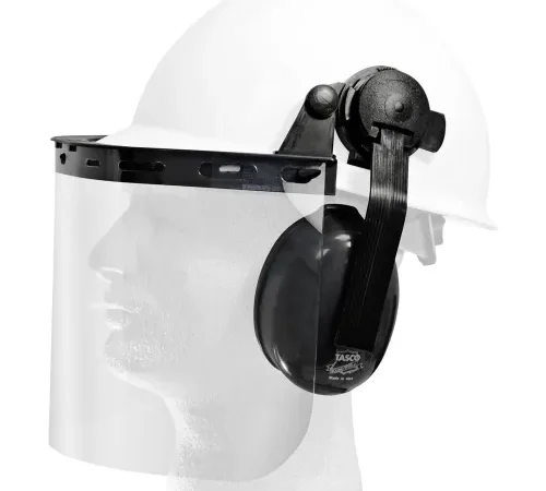 ERB® E14 Faceshield/Ear Muff System For Omega II®, Americana® & Liberty® Caps