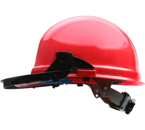 ERB® E15 Plastic Face Shield Carrier For Omega II®, Americana® & Liberty Caps, Black - Pkg Qty 80