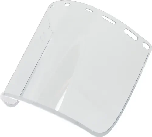 ERB® 8167 Face Shield with Metal Band, PETG, 9"L x 15-1/2"W x 3/8" Thick, Clear, Pack of 10 - Pkg Qty 10