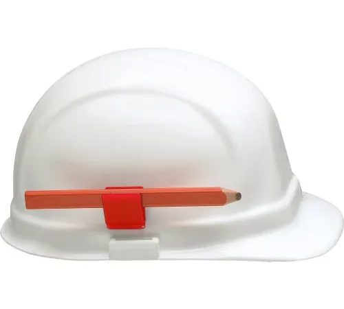 ERB® 2010 Helmet Pencil Clip, Red, Pack of 12 - Pkg Qty 12