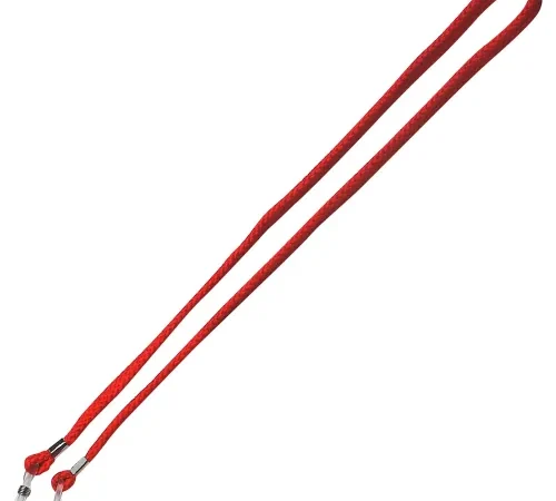 ERB® 30-1 Metal Detectable Spectacle Strap, 24"L, Red, Pack of 12 - Pkg Qty 12