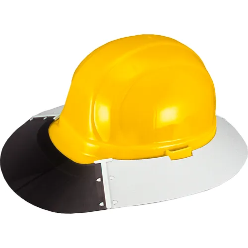 ERB® AS5E Sun Shield For Omega II® Safety Helmet, White/Smoke - Pkg Qty 12