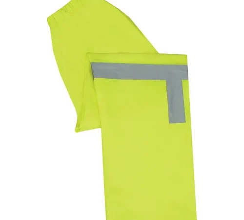 ERB® S373PT ANSI Class E Lightweight Rain Pants, 2XL, Hi-Viz Lime