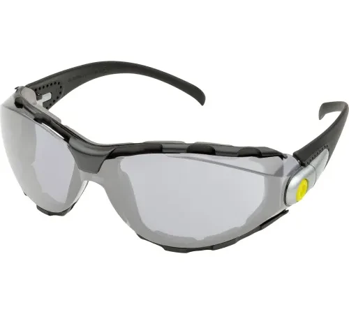 Delta Plus Pacaya" Full Frame Safety Glasses, Clear AF/PC Lens, Black /Yellow