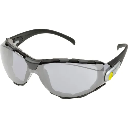 Delta Plus Pacaya" Full Frame Safety Glasses, Clear AF/PC Lens, Black /Yellow