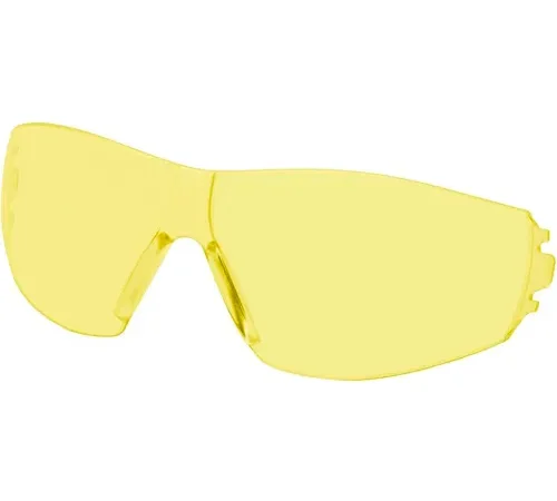 Delta Plus Go-Specs II" Replacement Lens, Anti-Scratch & Anti-Fog, Amber, Pack of 6