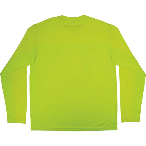 Ergodyne® Chill-Its 6689 Cooling Long Sleeve Sun Shirt w/ UV Protection, L, Lime - Image 2