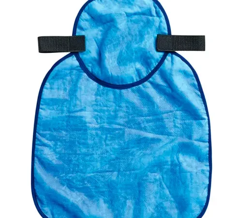 Ergodyne® Chill-Its® 6717CT Evap. Hard Hat Neck Shade w/ Built-In Cooling Towel, Blue - Pkg Qty 6
