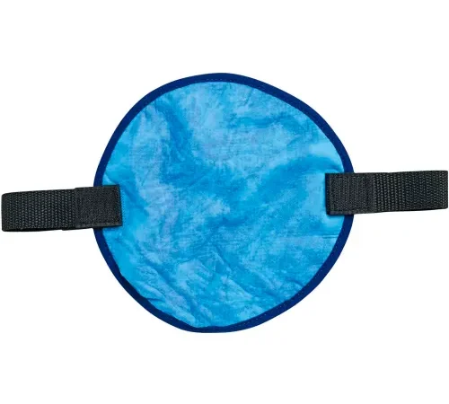 Ergodyne® Chill-Its® 6715CT Evap. Cooling Hard Hat Pad w/ Built-In Cooling Towel, Blue - Pkg Qty 6