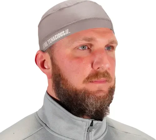 Ergodyne® Chill-Its® 6632 Cooling Skull Cap, One Size, Gray