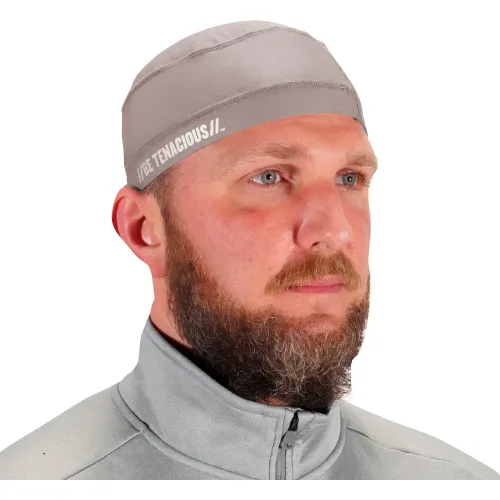Ergodyne® Chill-Its® 6632 Cooling Skull Cap, One Size, Gray