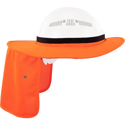 Ergodyne® Chill-Its® 6661 Universal Hard Hat Brim with Neck Shade, One Size, Orange