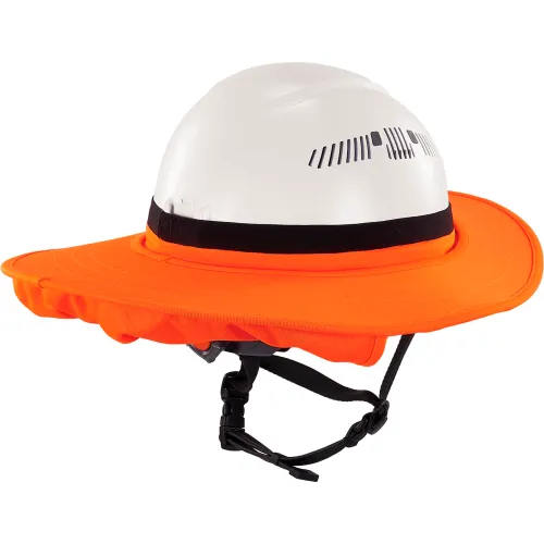 Ergodyne® Chill-Its® 6661 Universal Hard Hat Brim with Neck Shade, One Size, Orange - Image 4