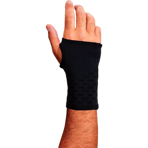 Ergodyne® ProFlex® 660 Wrist Support Sleeve, Ambidextrous, S, Black