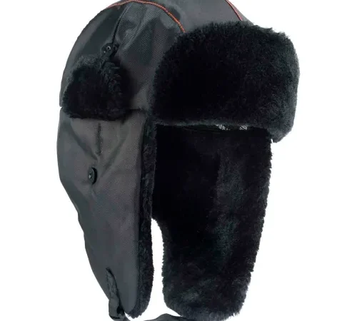 Ergodyne® N-Ferno® 6802 Classic Trapper Hat, L/XL, Black, 16845