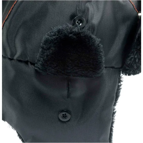 Ergodyne® N-Ferno® 6802 Classic Trapper Hat, L/XL, Black, 16845 - Image 3
