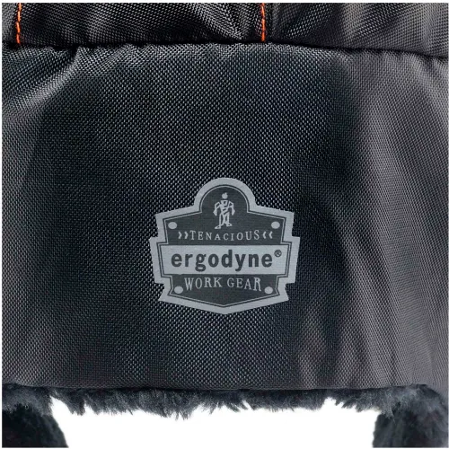 Ergodyne® N-Ferno® 6802 Classic Trapper Hat, L/XL, Black, 16845 - Image 4