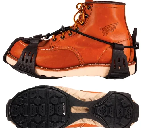 Ergodyne® Trex 6325 Spikeless Shoe Traction Cleats, Small, Black