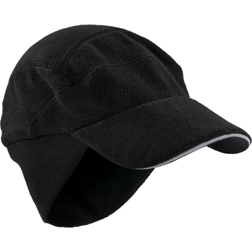 Ergodyne® N-Ferno® 6807 Winter Baseball Cap w/ Ear Flaps, Black