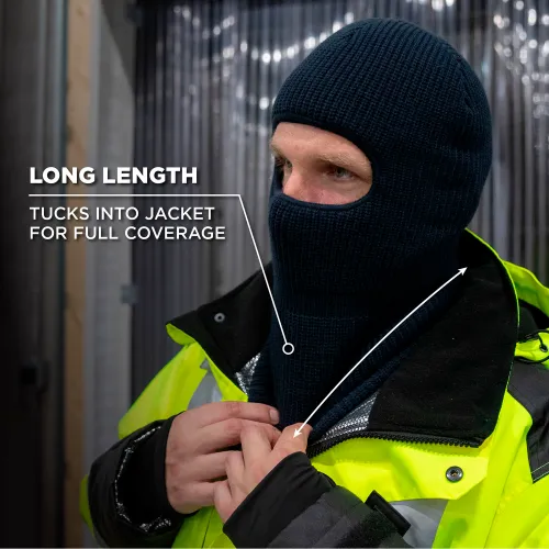 Ergodyne® N-Ferno® 6829 Balaclava Face Mask, One Size, Navy - Image 5