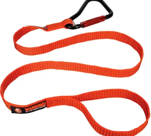 Ergodyne® Squids® 3148 Standard Tool Lanyard XL Carabiner and Loop, 80lbs, Orange