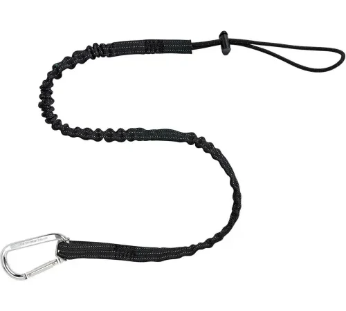 Ergodyne® Squids® Tool Lanyard-Single Carabiner, 10 Lbs., Black