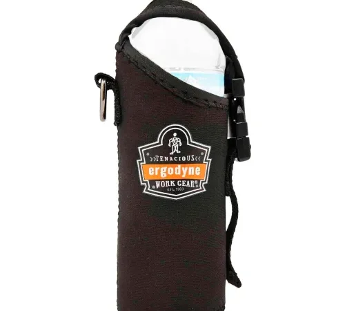 Ergodyne Squids® 3775 Can/Bottle Holder And Trap, Black
