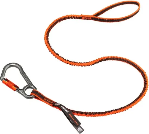 Ergodyne® Squids® 3108Fx Tool Lanyard Single Locking Carabiner, 15 lbs Capacity, 19808